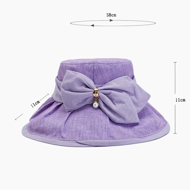 Bucket Hat Bowknot hösthattar