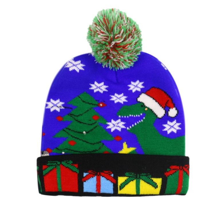 Christmas European Cartoon Stickad Hat