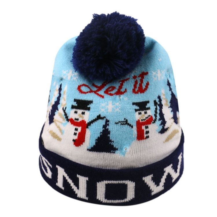 Christmas European Cartoon Stickad Hat