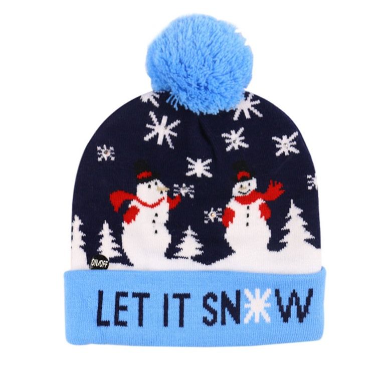 Christmas European Cartoon Stickad Hat