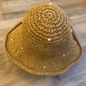 Halm Hollow Plain Pearl Hat