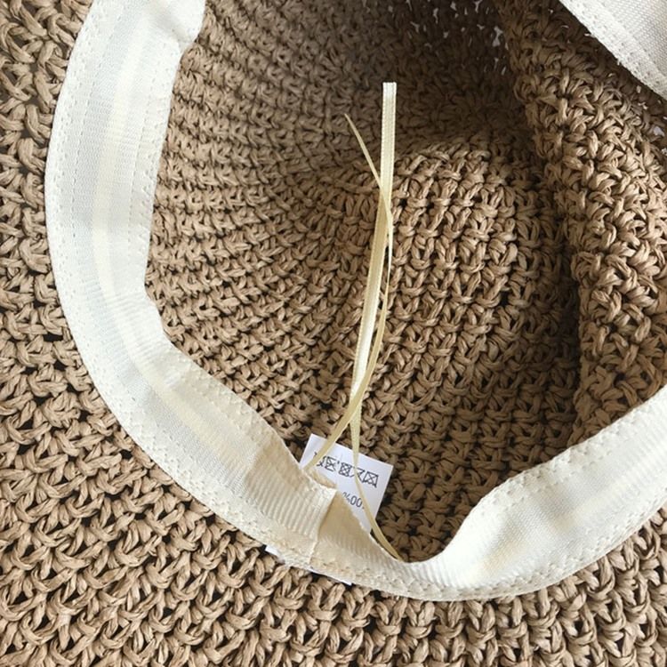 Halmflätad Artikel Pearl Sommar Plain Hat