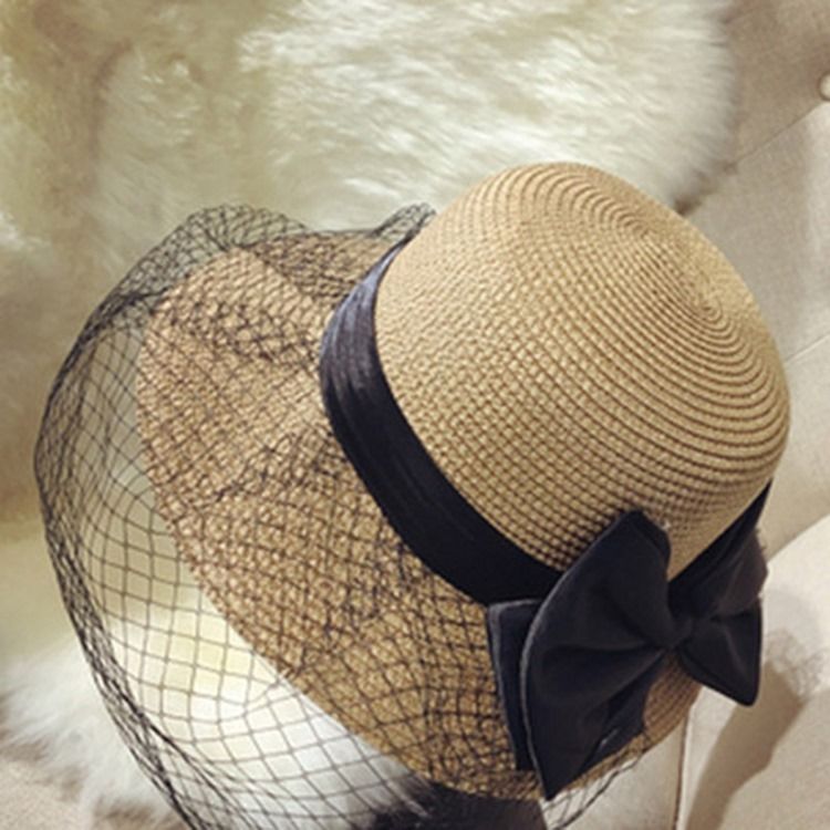 Mesh Halm Vanlig Sommarhatt