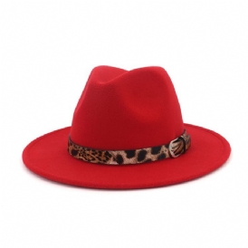 Print Ullblandningar Leopard Vinterhattar