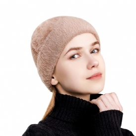 Stickad Mössa Cashmere Winter Vanliga hattar