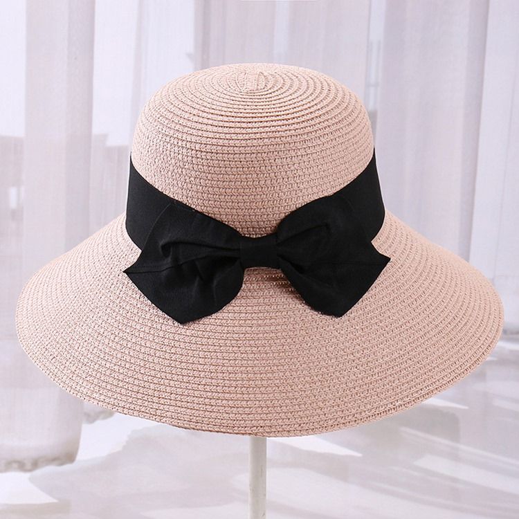 Straw Korean Plain Sommar Hat