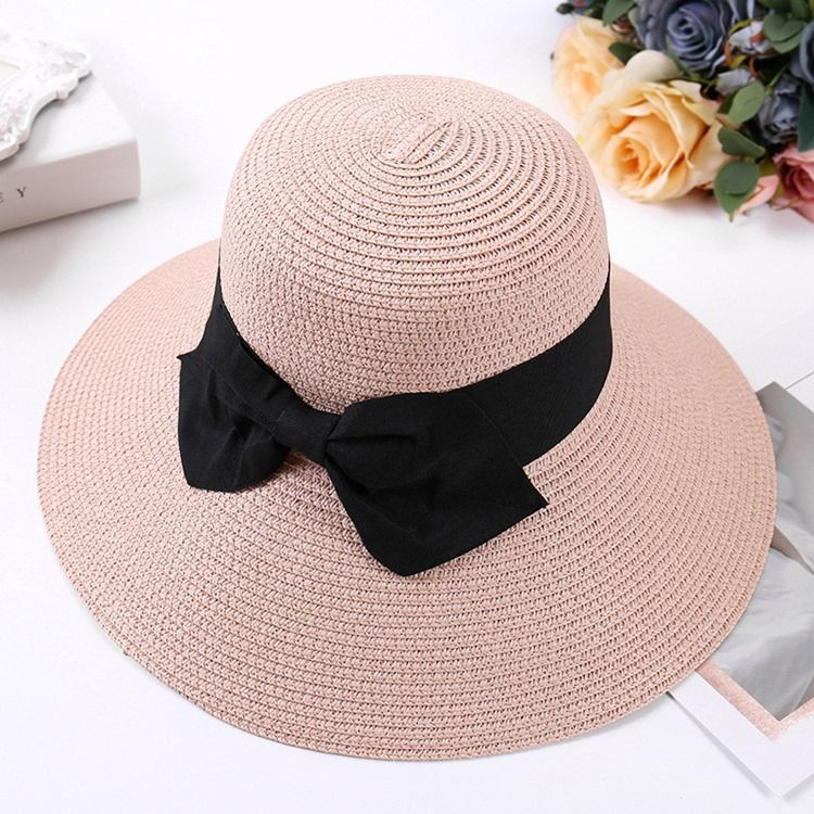 Straw Korean Plain Sommar Hat