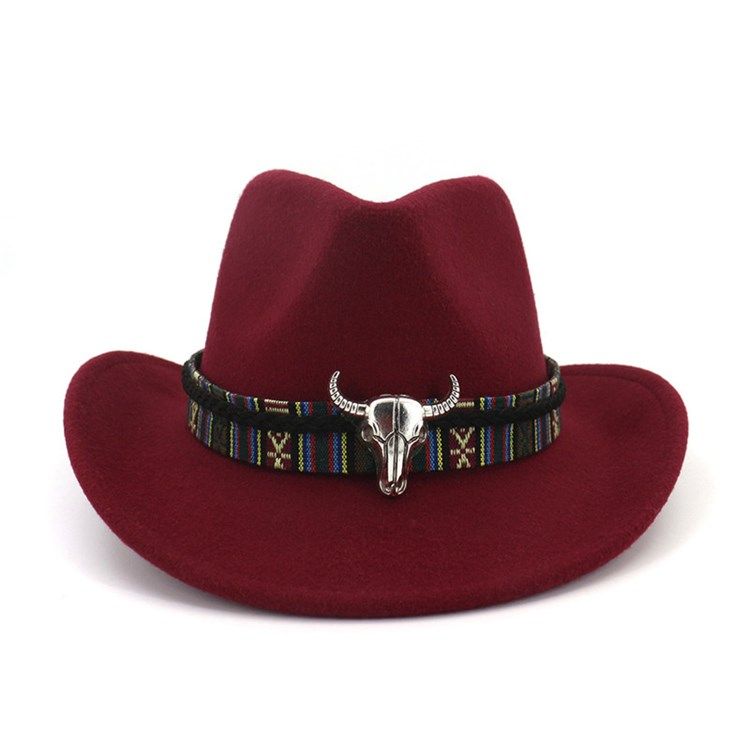 Ullblandningar Justerbar Cowboyhatt