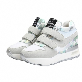 Patchwork Camouflage Platform Kardborreskor Damsneakers