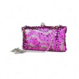 Glänsande Paljetter Rhinestone Clutch För Kvinnor