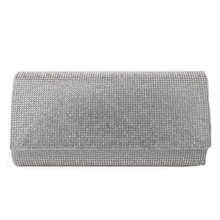 Rectangle Rhinestone Clutches & Evening Bags