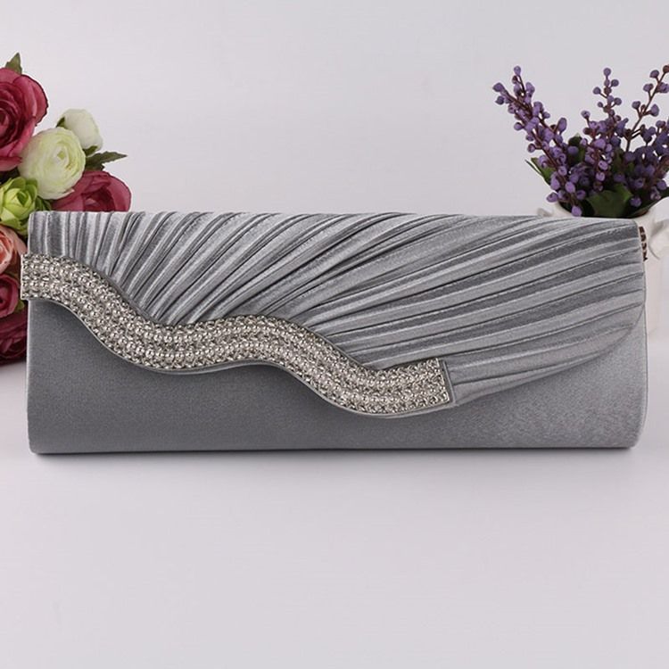 Rectangle Satin Bankett Clutches & Evening Bags