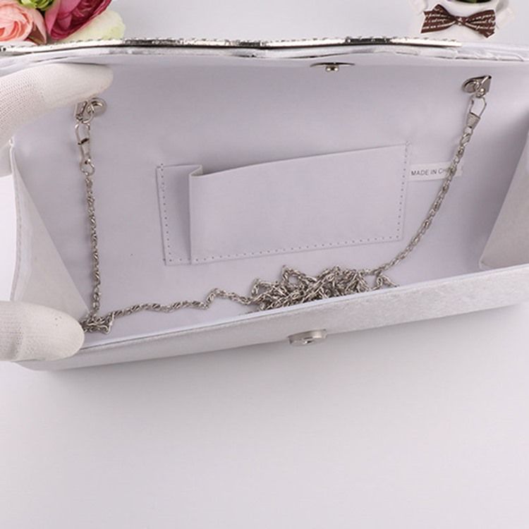 Rectangle Satin Bankett Clutches & Evening Bags