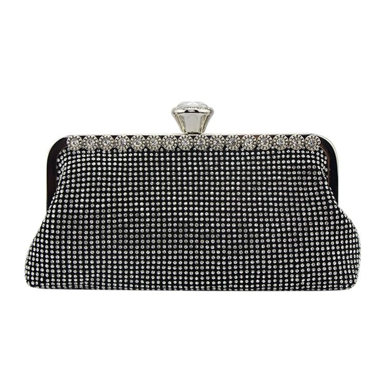 Rhinestone Dekoration Dam Clutch