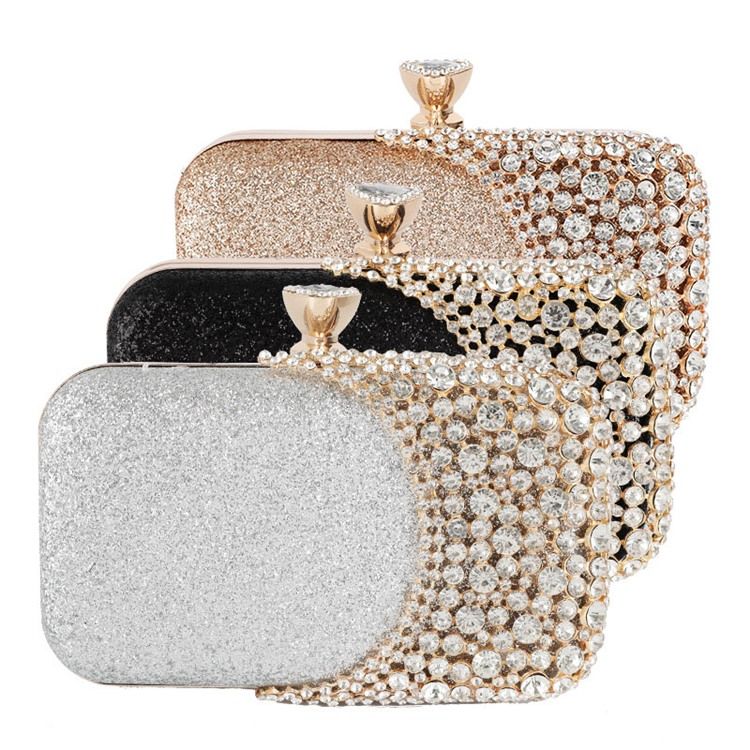 Sequin Rektangel Bankett Clutches & Evening Bags