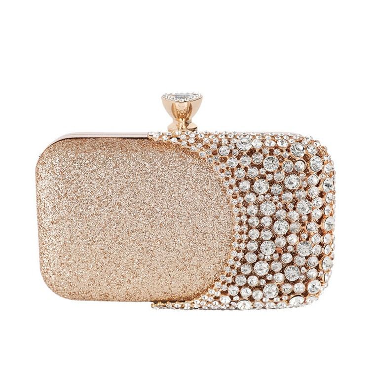 Sequin Rektangel Bankett Clutches & Evening Bags