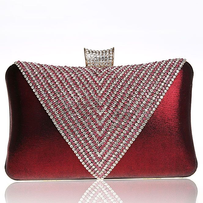 Triangel Rhinestone Evening Clutch