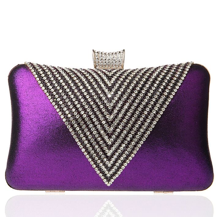 Triangel Rhinestone Evening Clutch