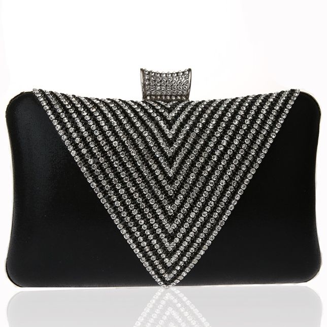 Triangel Rhinestone Evening Clutch