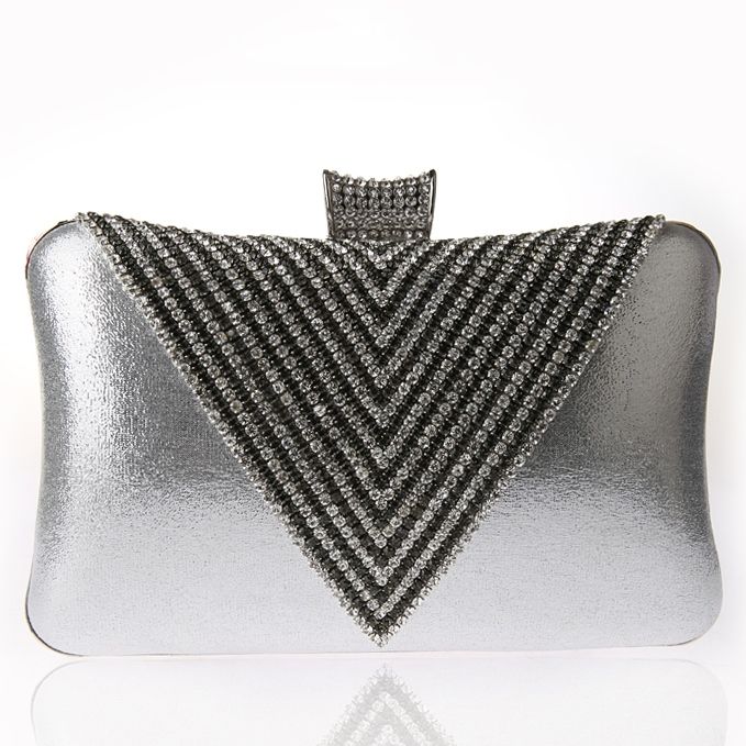 Triangel Rhinestone Evening Clutch