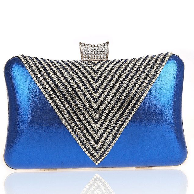 Triangel Rhinestone Evening Clutch