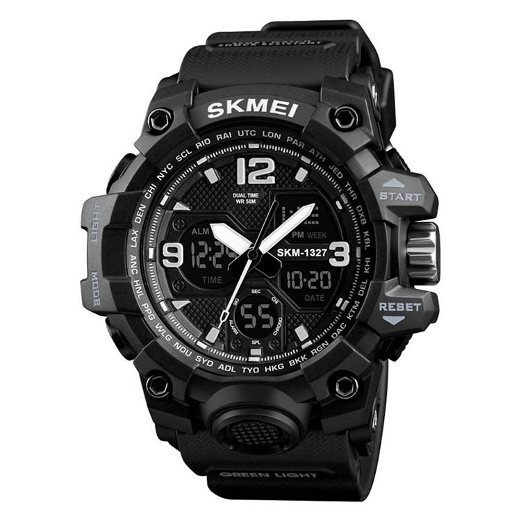 Herrsport Multi-Function Multi-Color Double Movement Herrklocka