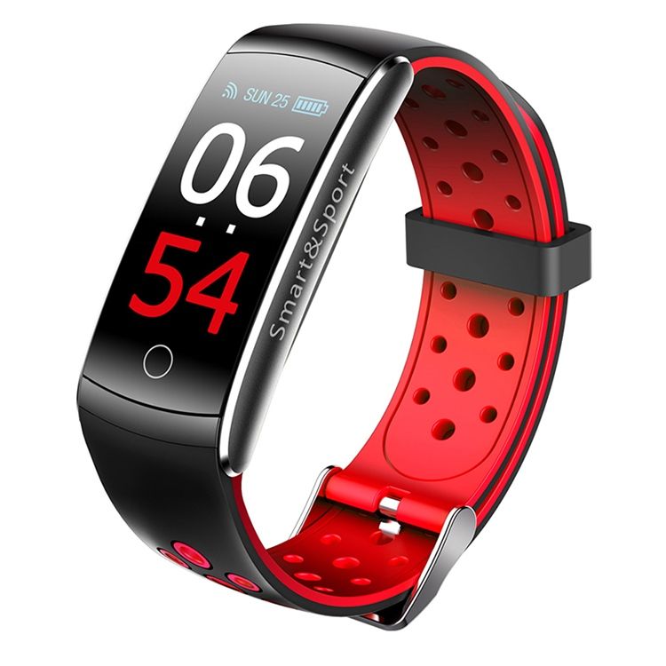 Q8 Bluetooth Armband Puls Blodtryck Vattentätt Armband Smart Watch