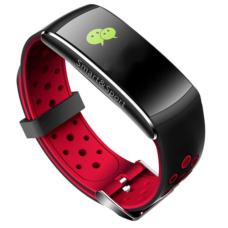 Q8 Bluetooth Armband Puls Blodtryck Vattentätt Armband Smart Watch