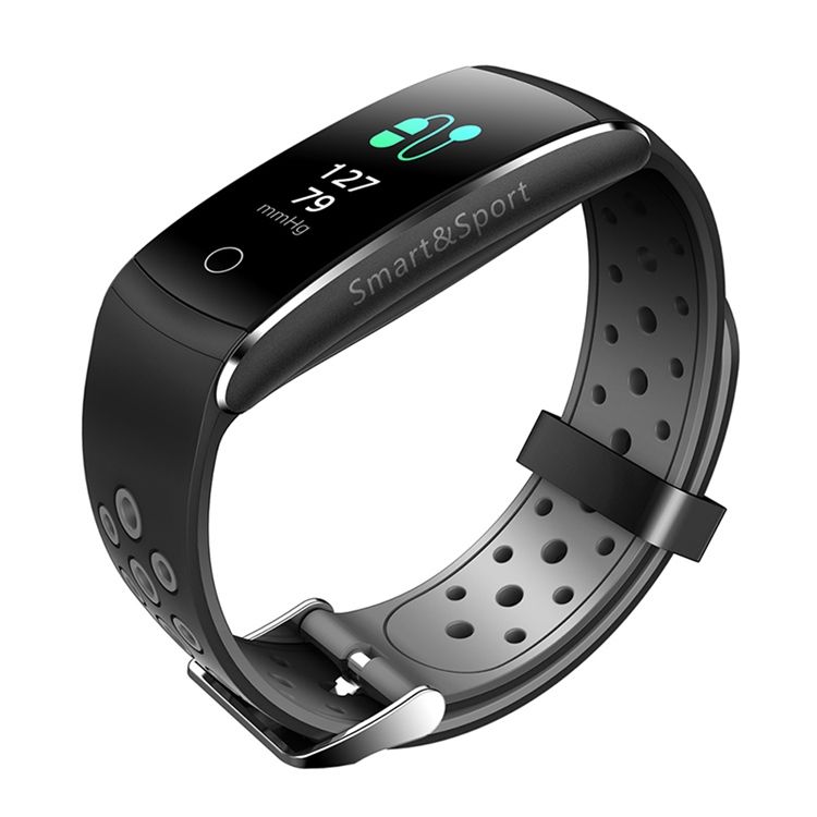 Q8 Bluetooth Armband Puls Blodtryck Vattentätt Armband Smart Watch