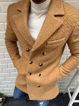 Medellånga Vanligt Lapel European Slim Coat