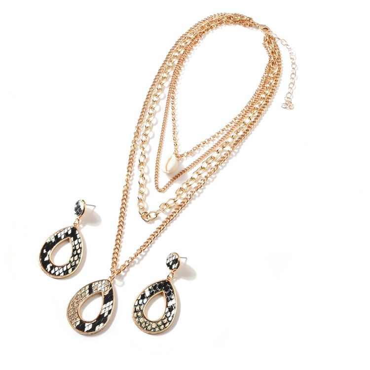 Diamante Halsband Anniversary Smycken Set