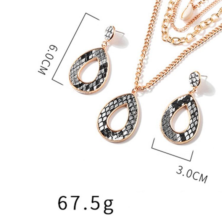 Diamante Halsband Anniversary Smycken Set