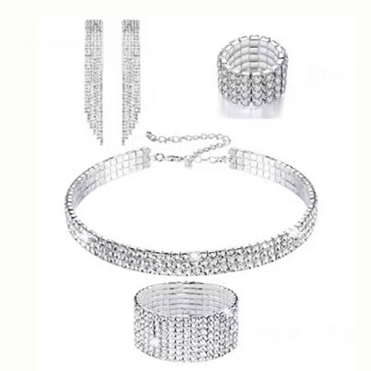 E-Plating European Engagement Jewelry Sets