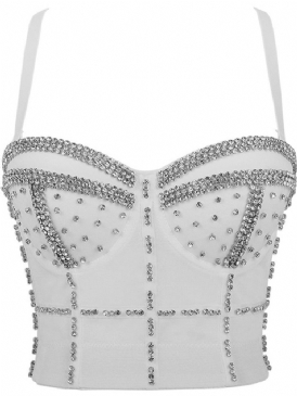 Diamond Sommar Spaghetti Straps Kort Linne