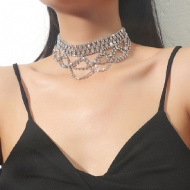 Europeiska Geometriska Kvinnliga Halsband