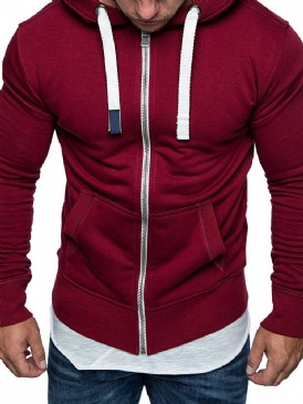 Pocket Cardigan Zipper Casual Hoodies