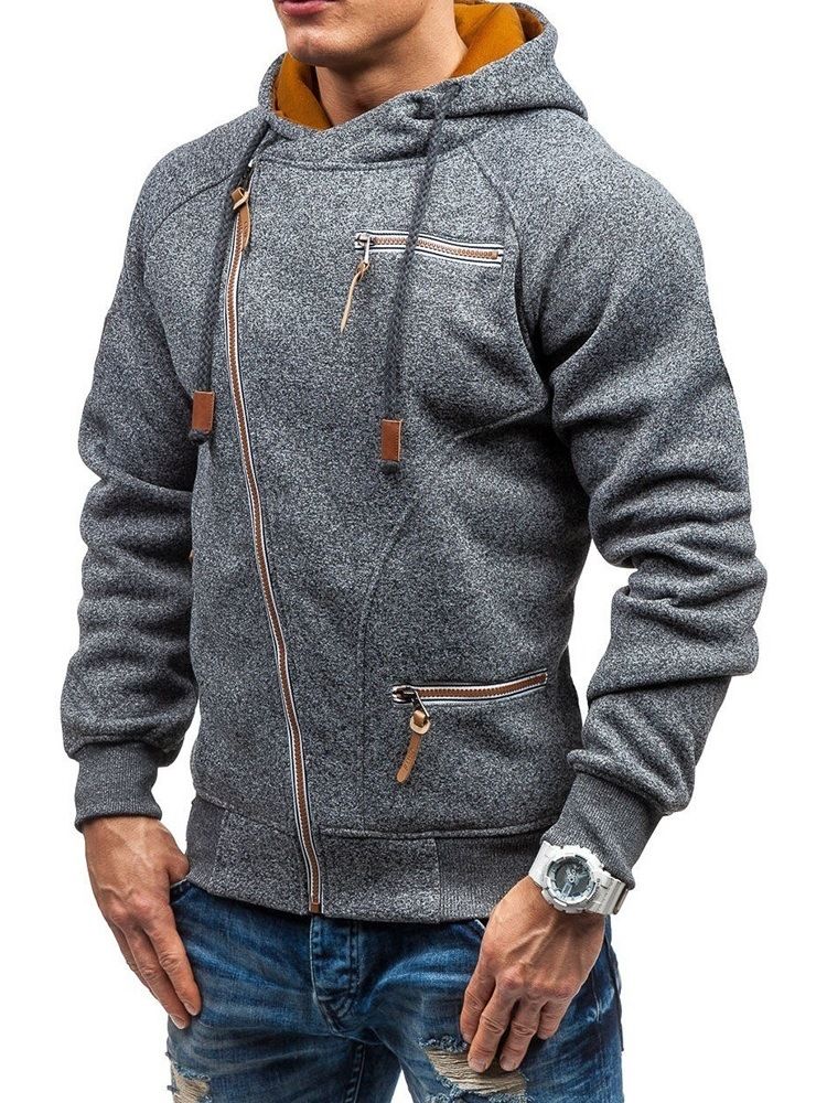 Zipper Cardigan Slim Zipper Hoodies