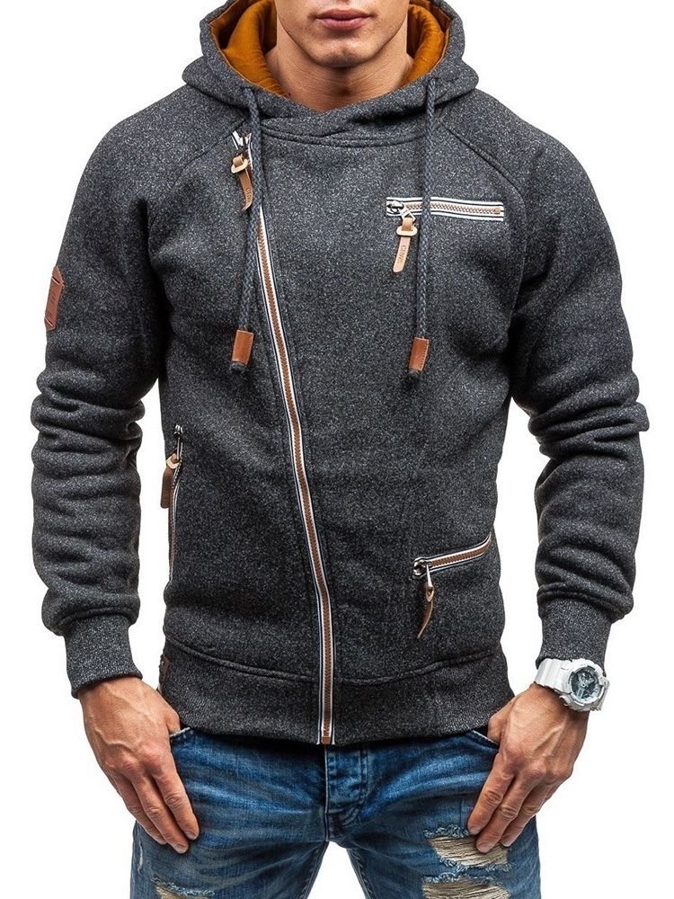 Zipper Cardigan Slim Zipper Hoodies