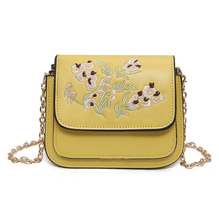 All Match Broderi Multilayer Crossbody Bag