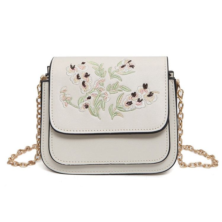 All Match Broderi Multilayer Crossbody Bag