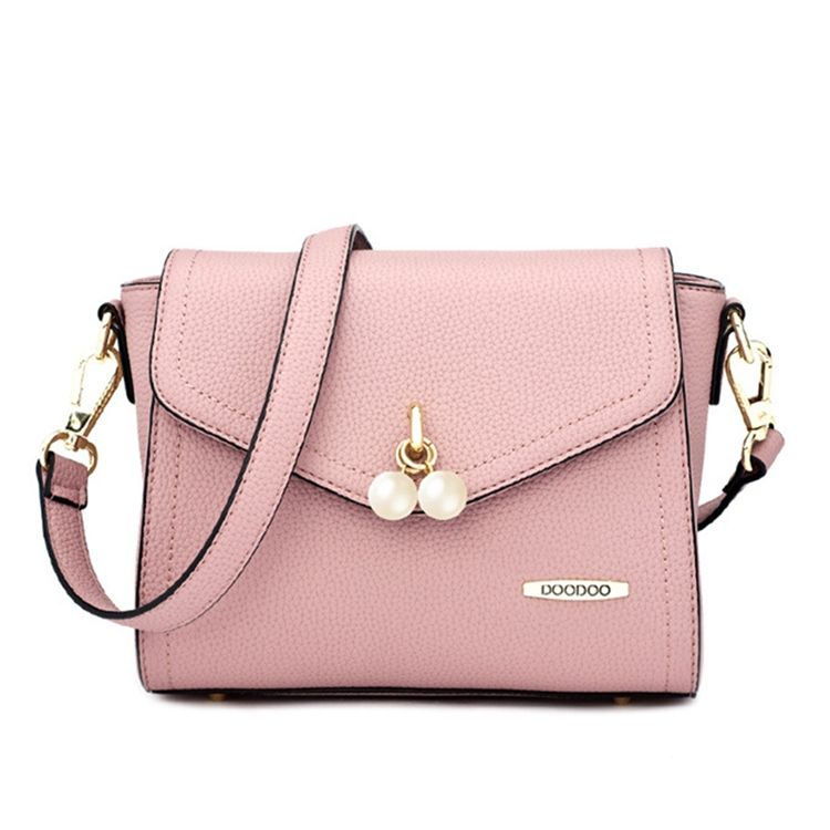 Enfärgad Pärldekoration Crossbody-Väska