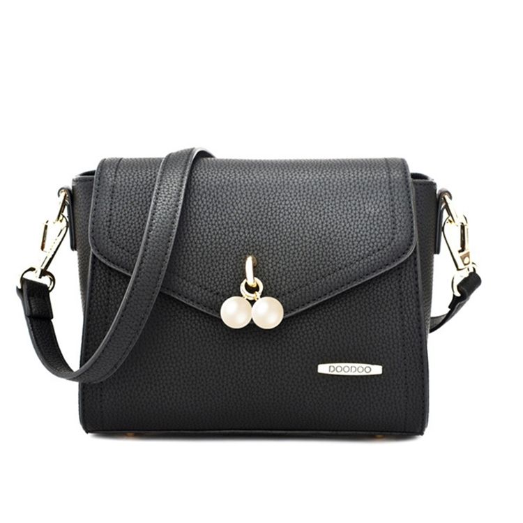 Enfärgad Pärldekoration Crossbody-Väska