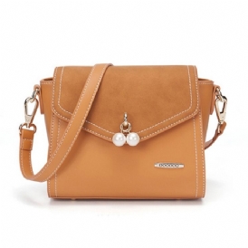 Enfärgad Pärldekoration Crossbody-Väska