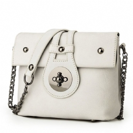 Erircdress Candy Color Latch Mini Crossbody-Väska