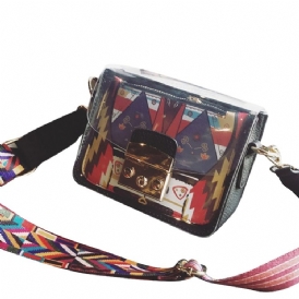 Lås Pu Cartoon Flap Crossbody-Väskor