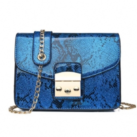 Serpentine Tråd Rektangel Crossbody Påsar