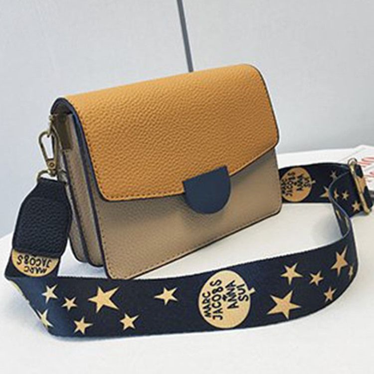 Tråd Pu Square Star Crossbody Bag