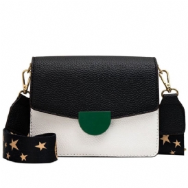 Tråd Pu Square Star Crossbody Bag