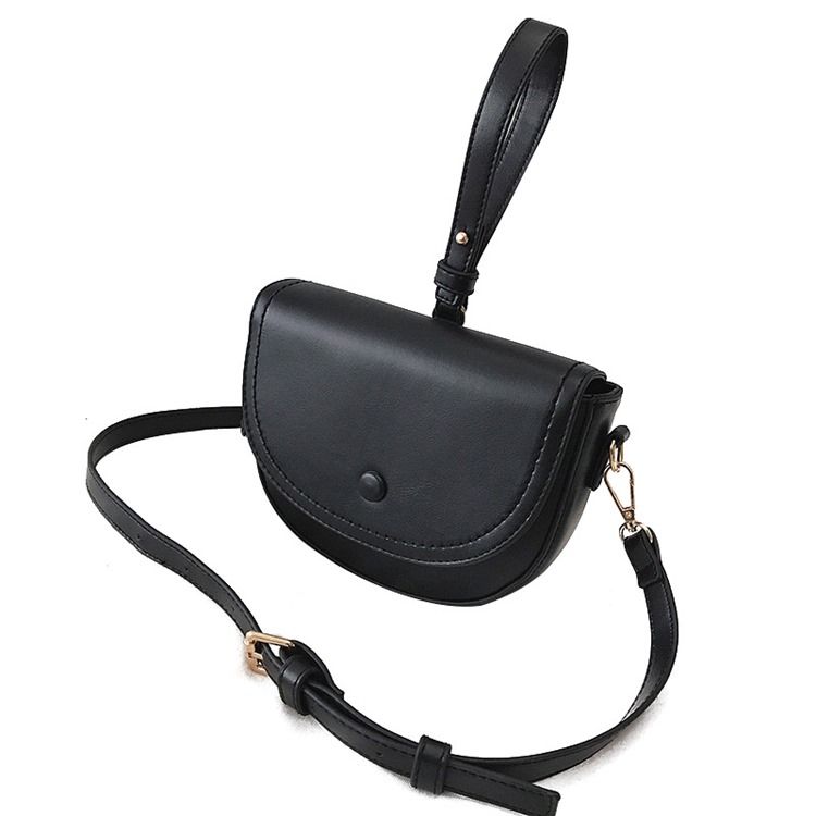 Vanliga Pu Sadelmjuka Crossbody-Väskor