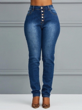 Knapp Skinny Plain Damjeans